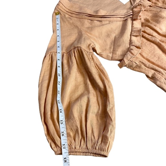 Mustard Seed flowy baloon sleeve dress ruffles boho size S - Picture 5 of 8